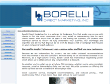 Tablet Screenshot of borellidirect.com